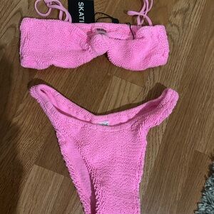 SKATIE/ELYSIIAN Pink SUPERSTRETCH Textured Bikini Set